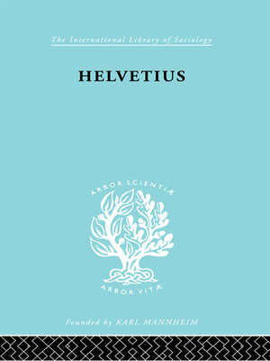 cover image of Helvetius